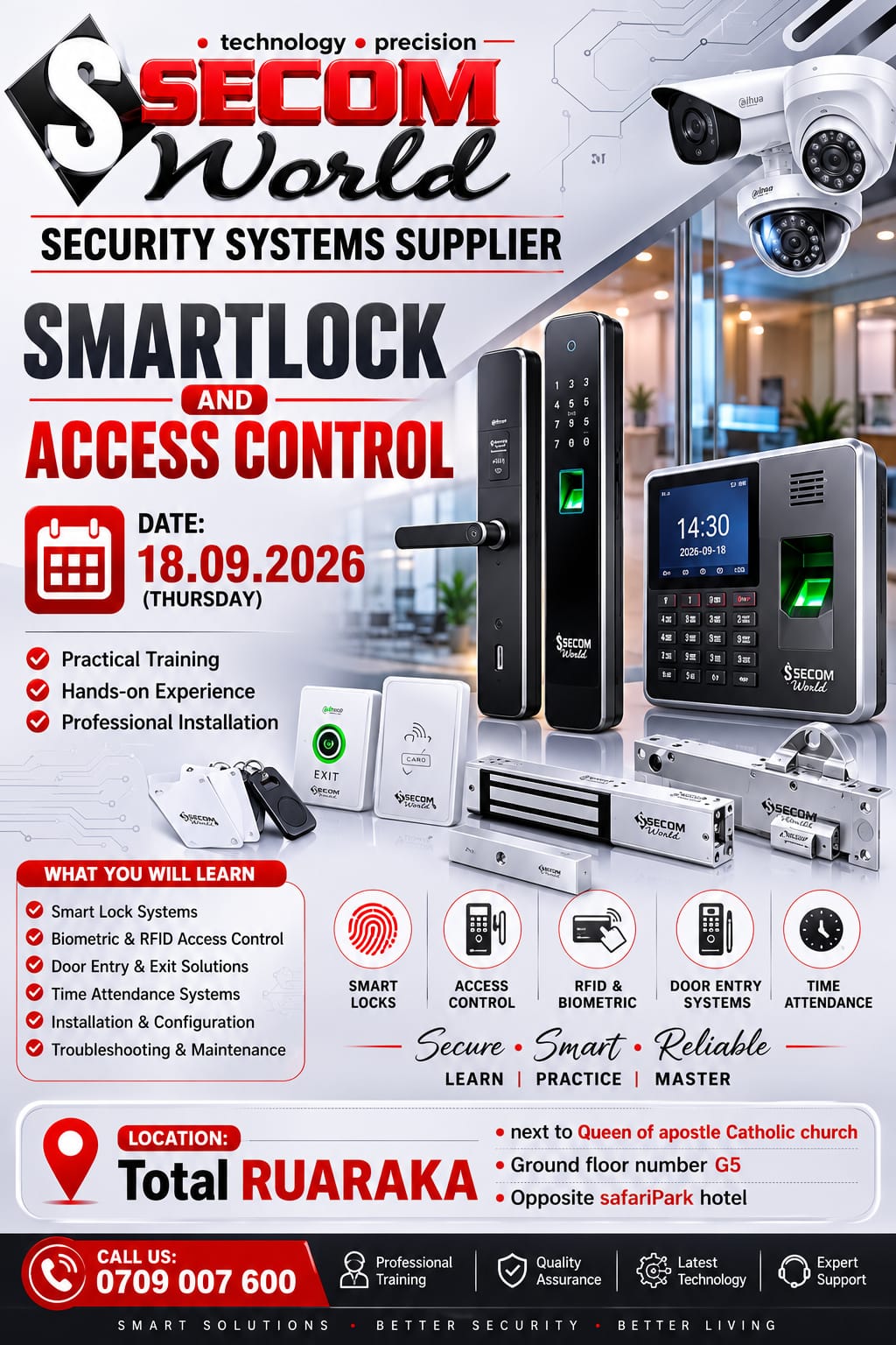 Master all about SmartLocks And Access Control flyer